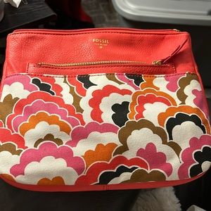 Red fosil purse